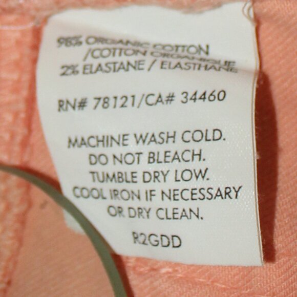 Eileen Fisher Women’s Organic Cotton Coral Ankle Jeans Made in Portugal  Size 8 - Picture 6 of 7